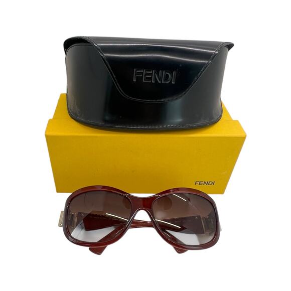 Fendi Red Sunglasses - Picture 3 of 8